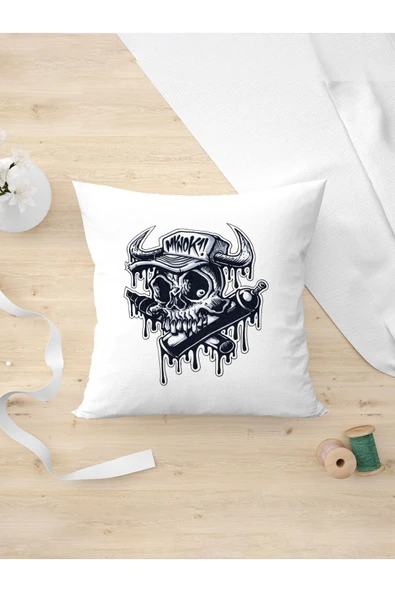 Panorama Ajans Kuru Kafa Grafiti Çalışması Arkadaşara Hediye Özel Tasarım Yastık Kılıfı ürün görseli 1
