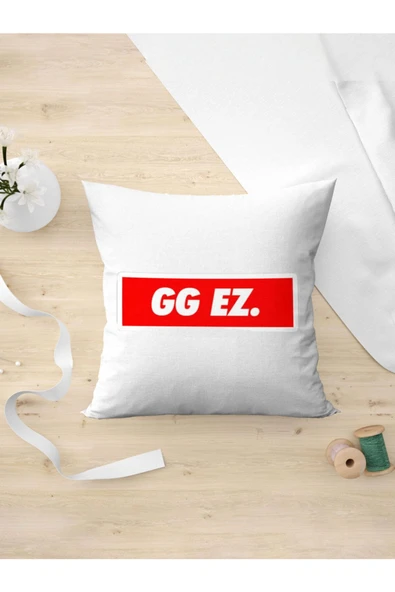 Panorama Ajans Oyunseverlere Gamer Gg Sticker Tasarım Yastık Kılıfı ürün görseli 1