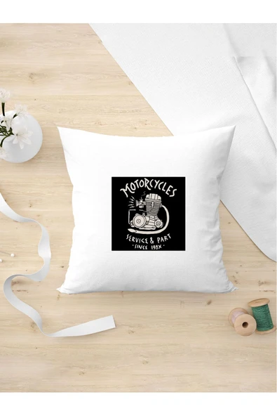 Panorama Ajans Motorculara Ve Motor Severlere Özel Tasarım Yastık Kılıfı 2 ürün görseli 1