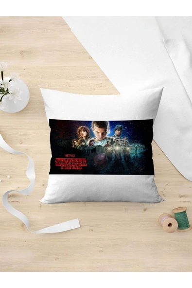 Panorama Ajans Stranger Things Netflix Dizi Film Severlere Hediye Yastık Kılıfı ürün görseli 1