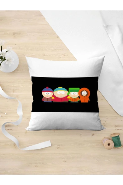 Panorama Ajans South Park Eric Kenny Stan Kyle Komik Çizgi Film Nostalji Yastık Kılıfı ürün görseli 1