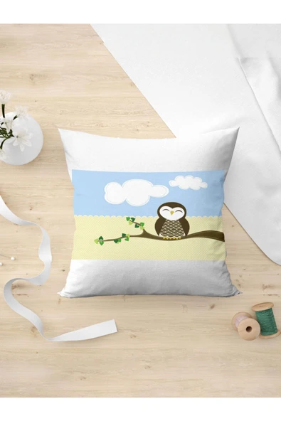 Panorama Ajans Tatlı Baykuş Yastık Kılıfı ürün görseli 1