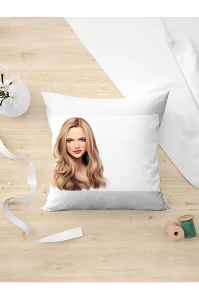 Panorama Ajans Amanda Seyfried Dünya Güzeli Victoria Secret Yastık Kılıfı