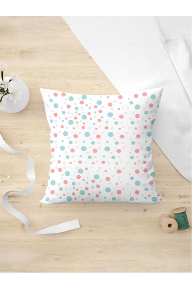 Panorama Ajans Pattern Ev Dekor Pastel Renkler Tasarım Yastık Kılıfı ürün görseli 1