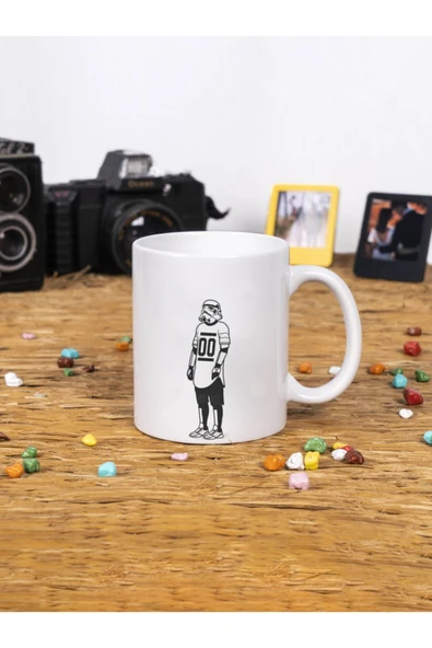 Panorama Ajans Darth Vader Minimal Tasarım Beyaz Kupa Bardak ürün görseli