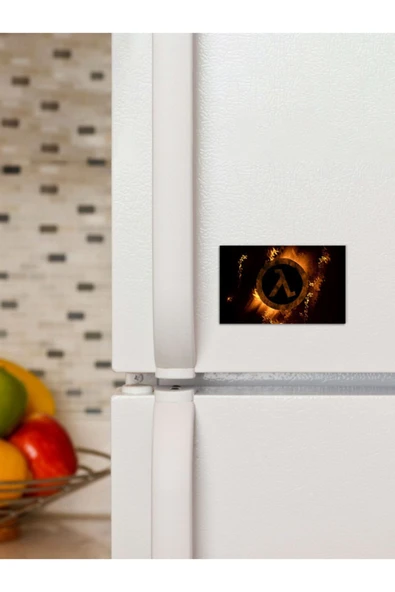 Panorama Ajans Half Life Logo Tasarmı Süs Dekor 6x9cm Magnet ürün görseli