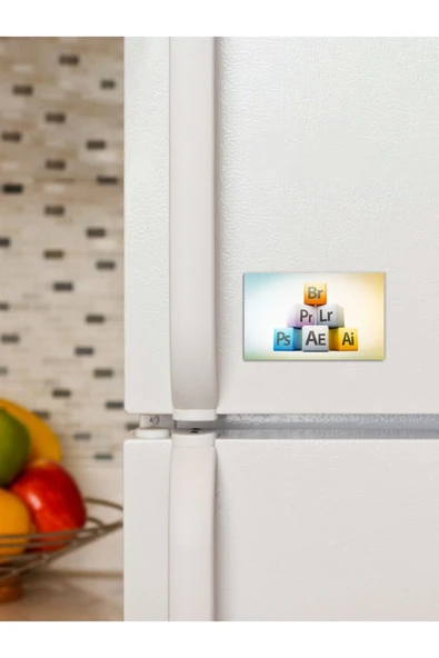 Panorama Ajans Bilgisayar Programları Tasarımlı Süs Dekor 6x9cm Magnet ürün görseli