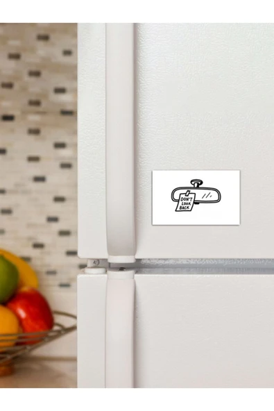 Panorama Ajans Don't Look Back Süs Dekor 6x9cm Magnet ürün görseli