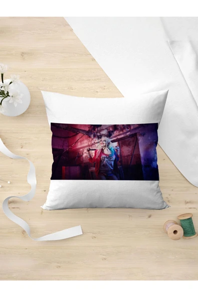Panorama Ajans Harley Quinn Suicide Squad Güzel Sarışın Yastık Kılıfı ürün görseli 1