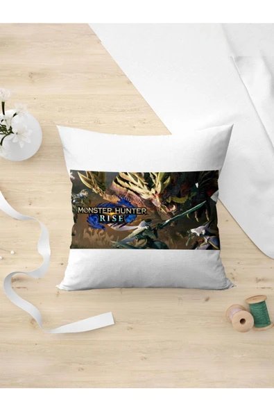 Panorama Ajans Monster Hunter Rise Savaşçı Oyuncu Yastık Kılıfı ürün görseli 1