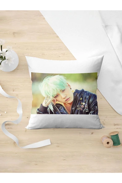 Panorama Ajans Suga Bts Hayranlarına Müzik Koreli Yastık Kılıfı ürün görseli 1