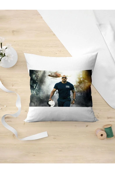 Panorama Ajans Dwayne Johnson The Rock Yastık Kılıfı ürün görseli 1