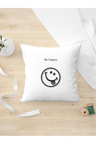 Panorama Ajans Gülmeyi Sevenlere Arkadaşa Hediyelik Dil Çıkaran Surat Tasarım Yastık Kılıfı ürün görseli 1