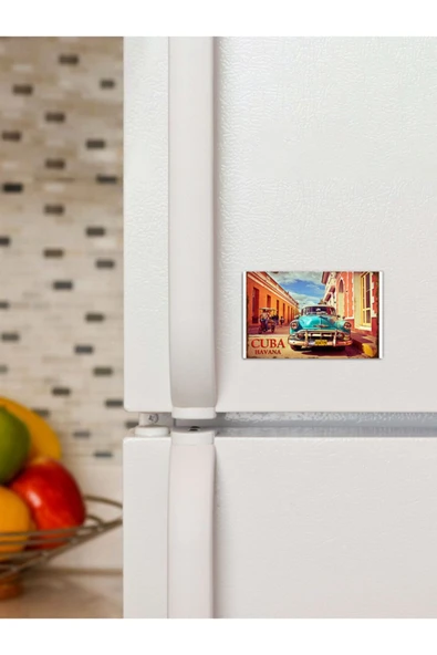Panorama Ajans Cuba Havana Süs Dekor 6x9cm Magnet ürün görseli 1