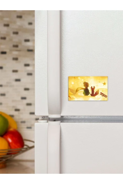 Panorama Ajans Küçük Prens Ve Tilki Minimal Hikaye Süs Dekor 6x9cm Magnet ürün görseli