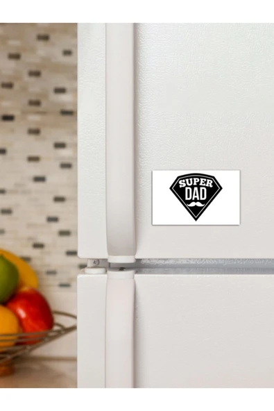 Panorama Ajans Super Dad Süs Dekor 6x9cm Magnet ürün görseli