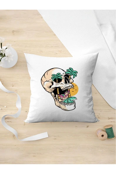 Panorama Ajans Kuru Kafa Tatil Palmiye Özel Tasarım Yastık Kılıfı ürün görseli 1