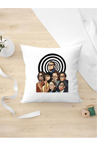 Panorama Ajans Umbrella Acadmy Hayranlarına Özel Arkadaşa Hediye Tasarım Yastık Kılıfı ürün görseli 1