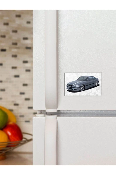 Panorama Ajans Bmw E36 Severlere Sticker 6x9cm Magnet ürün görseli