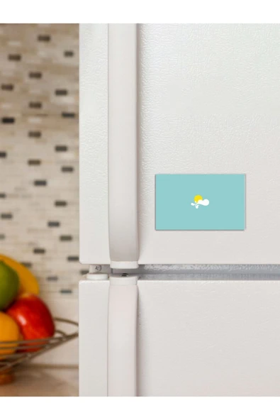 Panorama Ajans Minimalist Güneş Bulut Süs Dekor 6x9cm Magnet ürün görseli