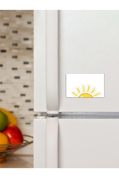 Panorama Ajans Sun Minimal Tasarım Süs Dekor 6x9cm Magnet ürün görseli