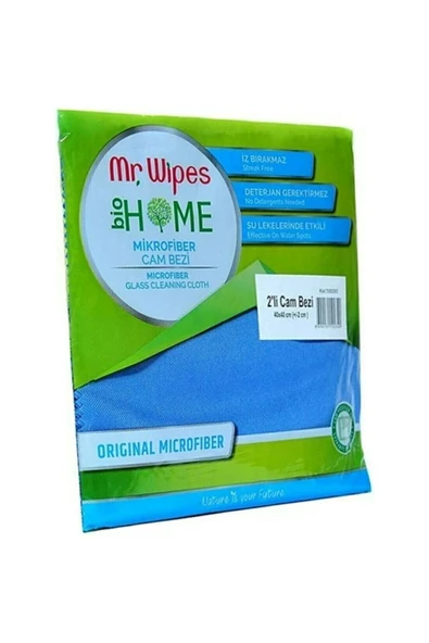 FARMASİ FARMASİ Mr Wipes Farmasi Mr Wıpes 2li Cam Bezi 40X40 cm