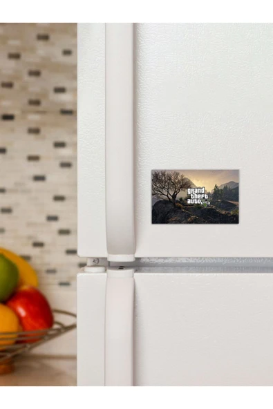 Panorama Ajans Grand Theft Auto Game Süs Dekor 6x9cm Magnet ürün görseli