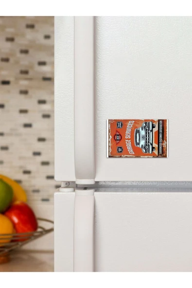 Panorama Ajans Garage Services Süs Dekor 6x9cm Magnet ürün görseli