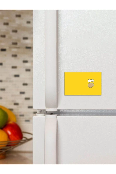 Panorama Ajans Simpson Sarı Minimal 6x9cm Magnet ürün görseli 1