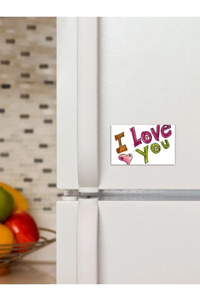 Panorama Ajans I Love U Süs Dekor 6x9cm Magnet ürün görseli