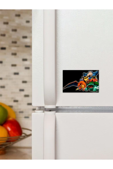 Panorama Ajans Pokemon Karakterli Tasarım Süs Dekor 6x9cm Magnet ürün görseli
