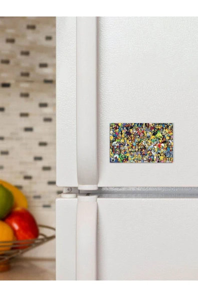 Panorama Ajans Simpsons Simpsonlar Karışık Çizgi Dizi 6x9cm Magnet ürün görseli