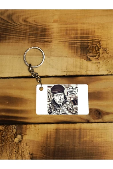 Panorama Ajans Yeşil Çam Bilo Ince Metal Anahtarlık ürün görseli