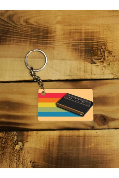 Panorama Ajans Nintendo Atari Retro Tasarım Ince Metal Anahtarlık ürün görseli