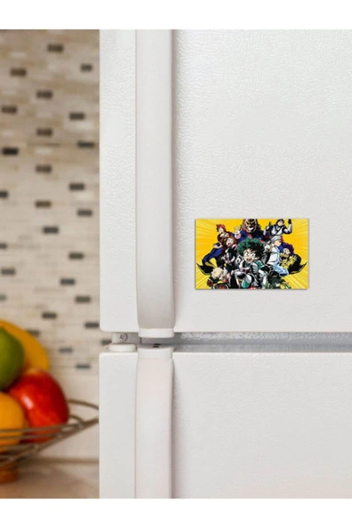 Panorama Ajans My Hero Academia Karakterler Çizgi Film Anime 6x9cm Magnet - 1