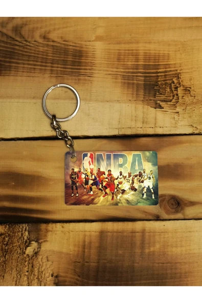 Panorama Ajans Nba Yıldızları Lebron Jordan Lakers Bulls Basketbol Ince Metal Anahtarlık ürün görseli