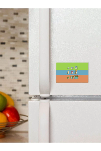 Panorama Ajans Pokemon Evrim Şeması Minimal 6x9cm Magnet ürün görseli