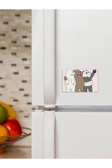 Panorama Ajans Kafadar Ayılar Selfie 6x9cm Magnet ürün görseli 1