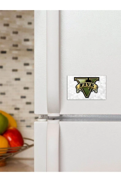 Panorama Ajans Gta Severlere Gta V Tasarım Logo 6x9cm Magnet ürün görseli