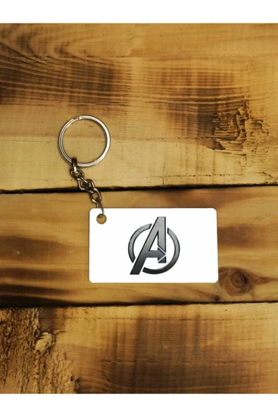 Panorama Ajans Avengers Marvel Logo Süper Kahraman Ince Metal Anahtarlık ürün görseli