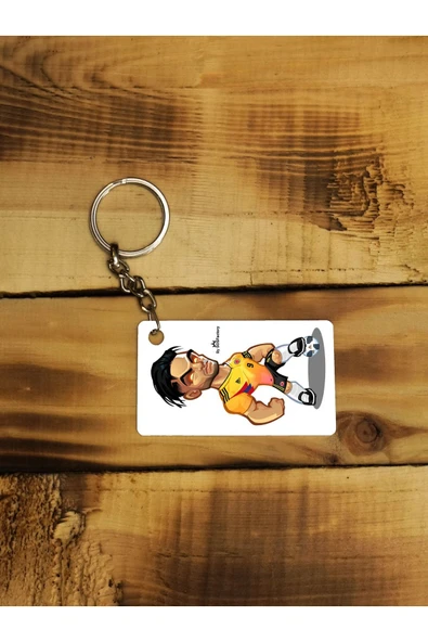 Panorama Ajans Futbol Kızgın Oyuncu İnce Metal Anahtarlık ürün görseli