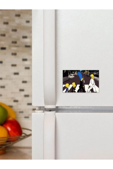 Panorama Ajans Simpsons Simpsonlar Aile Suit Takım Balo 6x9cm Magnet ürün görseli