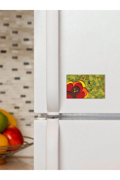 Panorama Ajans Cute Thanksgiving Mutlu Hindi Şükran Günü 6x9cm Magnet ürün görseli