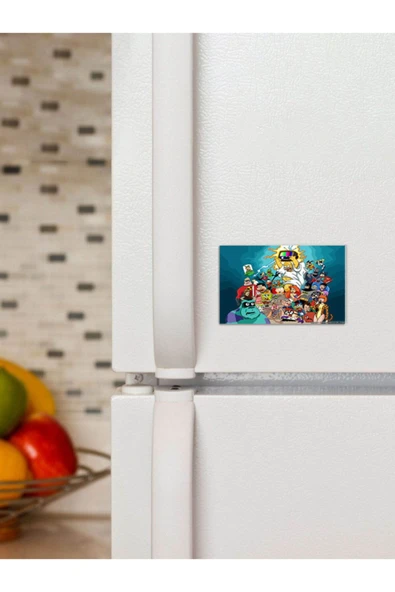 Panorama Ajans Popüler Çizgi Film Animasyon Cartoon Network 6x9cm Magnet ürün görseli 1