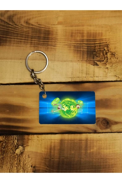 Panorama Ajans Dizi Riky And Morty Windows Ince Metal Anahtarlık ürün görseli 1