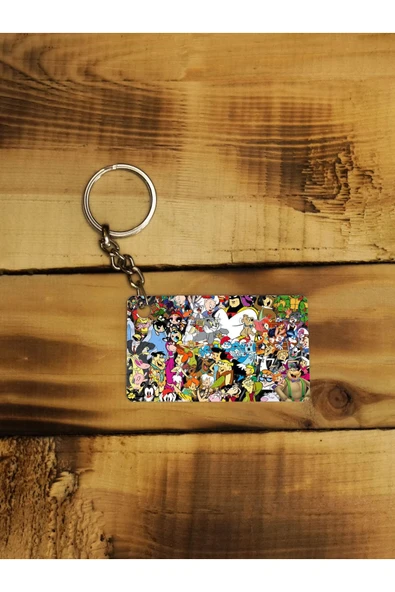 Panorama Ajans Cartoon Network Tüm Karakterler Ince Metal Anahtarlık ürün görseli