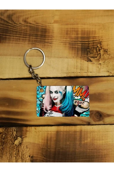 Panorama Ajans Harley Quinn Marvel Margot Robbie Gotik Ince Metal Anahtarlık ürün görseli