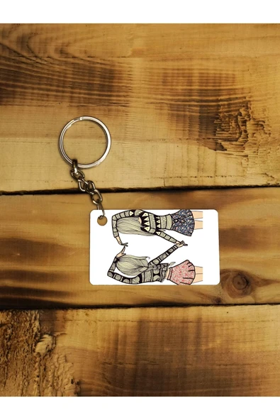 Panorama Ajans Best Friend Ince Metal Anahtarlık ürün görseli