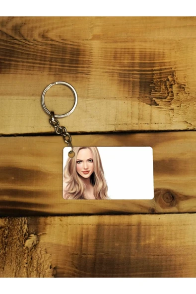 Panorama Ajans Amanda Seyfried Dünya Güzeli Victoria Secret Ince Metal Anahtarlık