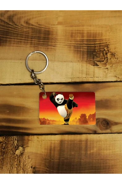 Panorama Ajans Kung Fu Panda Po Ninja Çizgi Film Çocuklara Ince Metal Anahtarlık ürün görseli